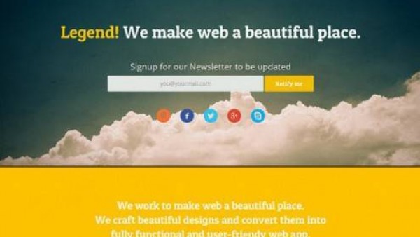 高品质免费响应式HTML5模板下载