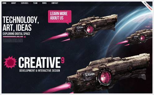 05-Creative9-Development-Interactive-Design-copy 20+华丽的重设计的网页设计创意