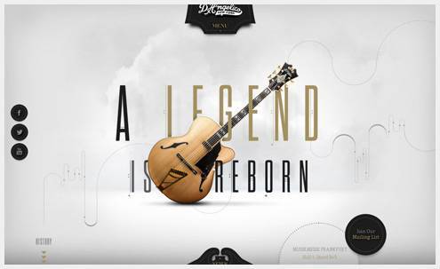06-DAngelico-Guitars-A-Legend-is-Reborn-copy 20+华丽的重设计的网页设计创意