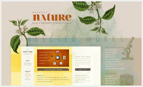 07-Dearest-Nature-Design-Photography-by-Donaville-Herrick-copy 20+华丽的重设计的网页设计创意