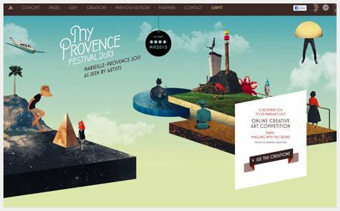 13-MyProvence-Festival-Fourth-edition-copy 20+华丽的重设计的网页设计创意