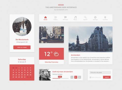 13-flat-UI-designs-download-free-PSD