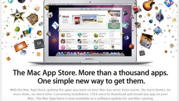 苹果发布更新Mac App Store正式上线