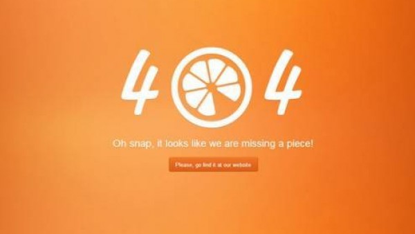 超有创意的404错误页面设计的例子
