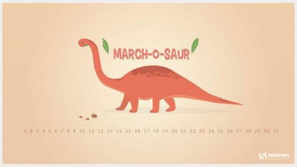 2014年3月日历桌面壁纸精选