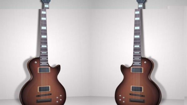 如何在Photoshop绘制经典电吉他