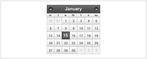 31-calendarpsddesign38 40个优秀免费的日历界面PSD下载
